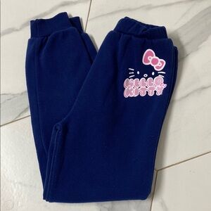 Hello Kitty Kids Navy Sweatpants Size 12